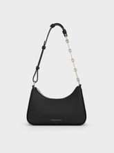 Charles & Ke*th - Lane Chain-Link Shoulder Bag - Noir